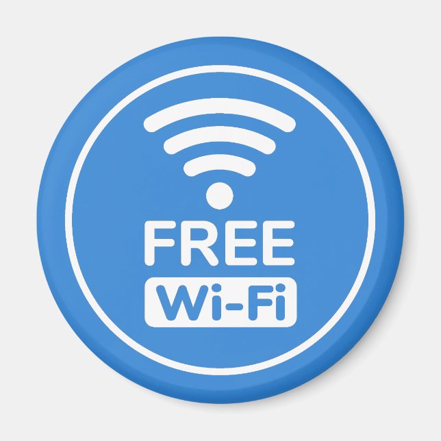 Aimant Wi-Fi gratuit (Devant)