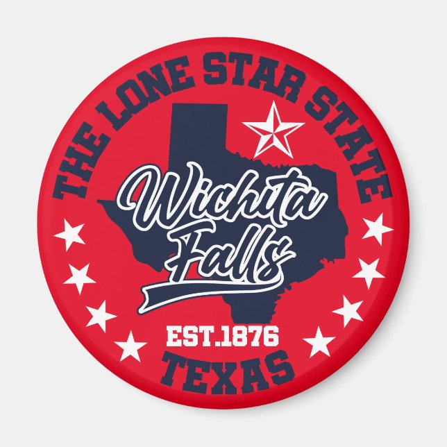 Aimant Wichita Falls, Texas (Devant)