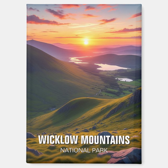 Aimant Wicklow Mountains National Park Irlande Travel (Recto)