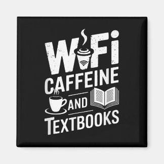 Aimant Wifi Caféine Et Manuels Scolaires