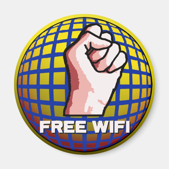 Aimant WiFi gratuit (Devant)