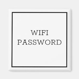 Aimant WIFI MOT DE PASSE