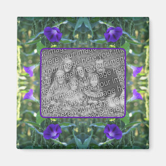 Aimant Wild Morning Glory Flowame Ajouter Votre Photo