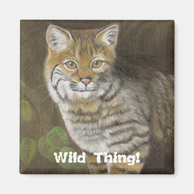 Aimant Wild Thing Bobcat (Devant)