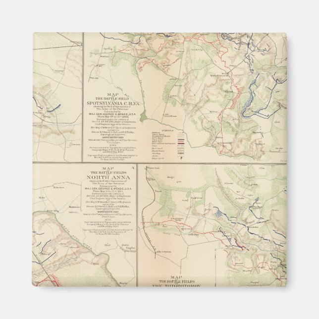 Aimant Wilderness, Va Spotsylvania CH Todd's Tavern (Devant)