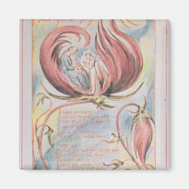 Aimant William Blake | Chansons d'innocence; Jeunes enfan (Devant)
