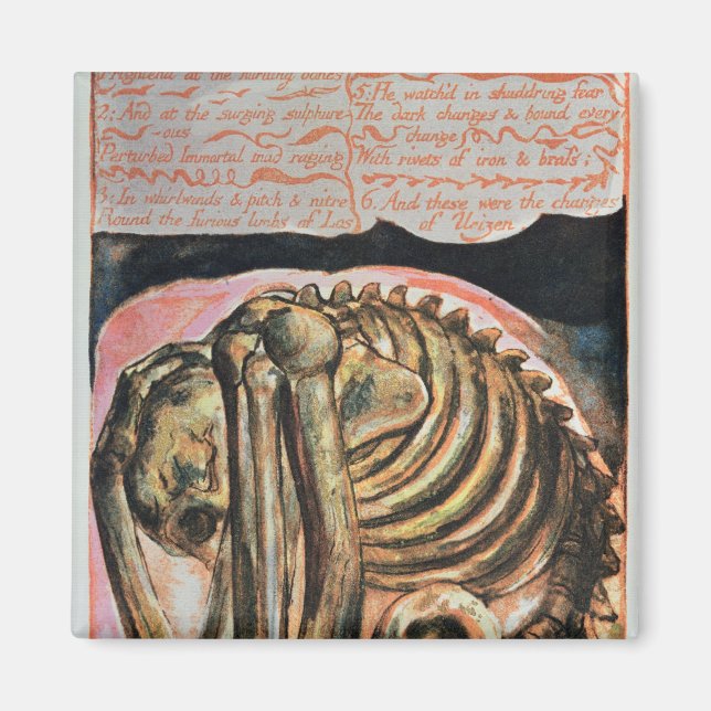 Aimant William Blake | La création d'Urizen en matière (Devant)