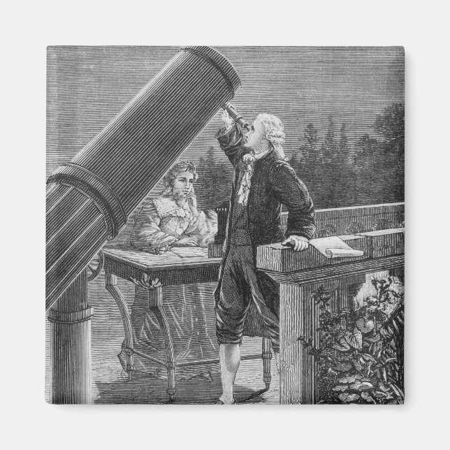 Aimant William Herschel découvre la planète Uranus (Devant)
