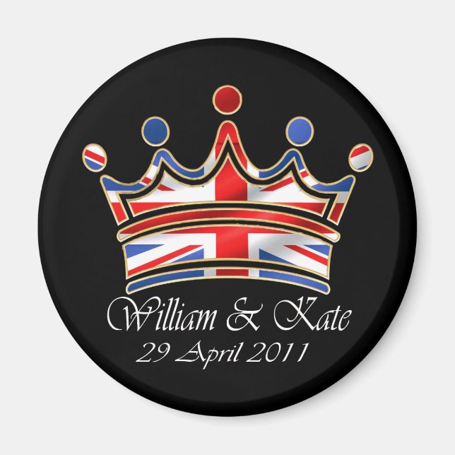 Aimant William & Kate Mariage (Devant)