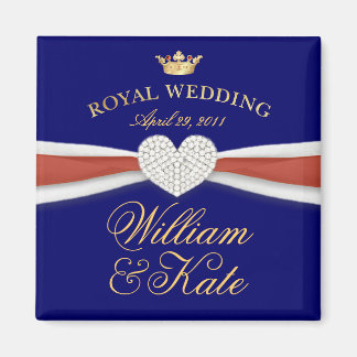 Aimant William & Kate - Mariage royal cadeau commémoratif