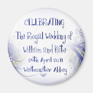 Aimant William & Kate Royal Mariage Objets de collection 