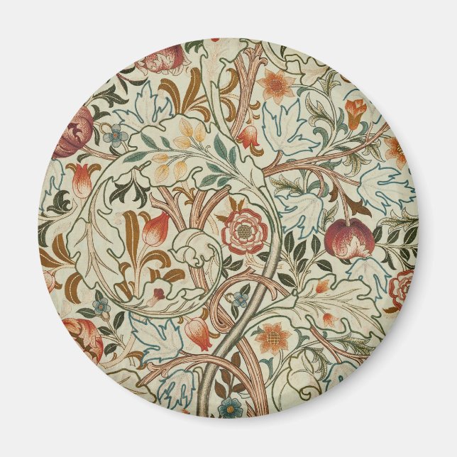 Aimant William Morris Acanthus Broderie Motif Floral (Devant)