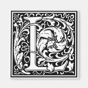 Aimant William Morris Alphabet "L"