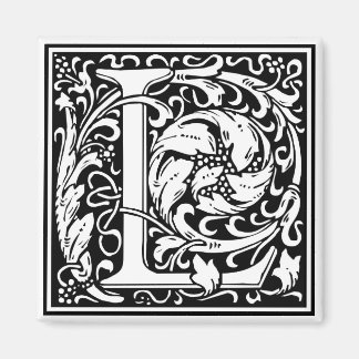 Aimant William Morris Alphabet "L"