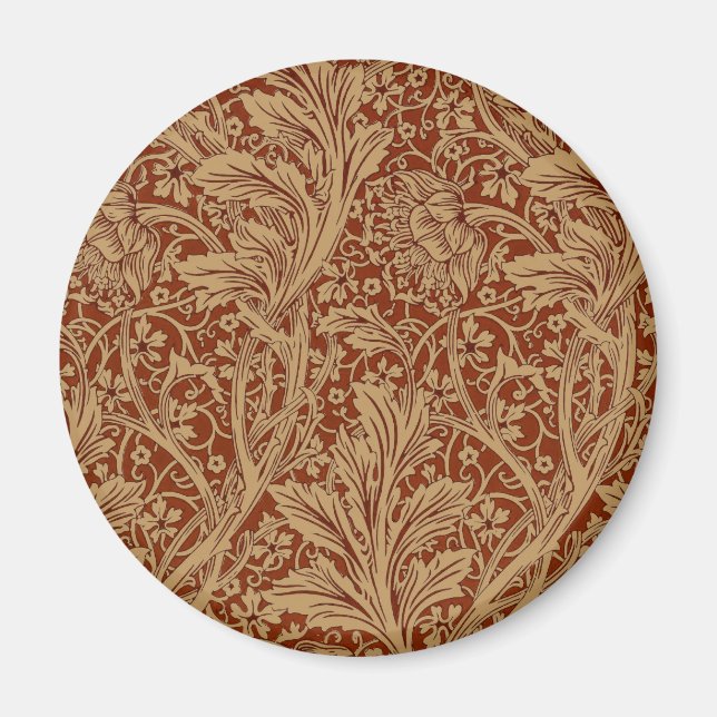 Aimant William Morris Arcadia Floral Garden Fleur Classiq (Devant)