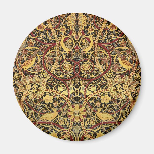 Aimant William Morris Bullerswood Tapisserie Faux (Devant)