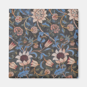 Aimant William Morris Evenlode Textile Floral Art