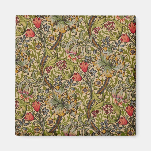 Aimant William Morris Golden Lily (Devant)