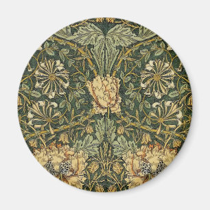 Aimant William Morris Honeysuckie Vert Jaune