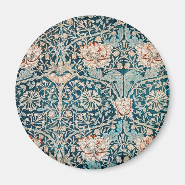 Aimant William Morris Honeysuckle motif 1876 (Devant)