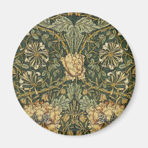 Aimant William Morris Honeysuckle Vert Floral