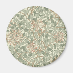 Aimant William Morris Honeysuckle Vert Floral