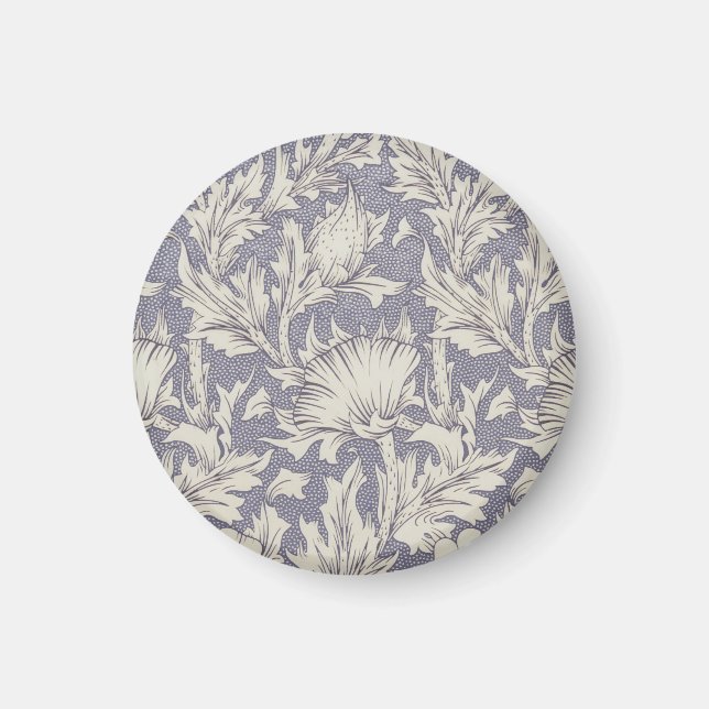 Aimant William Morris Horn Poppy Classic Floral (Devant)