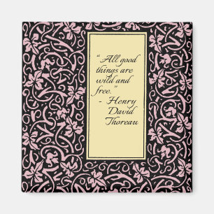 Aimant William Morris Motif de la feuille de vigne