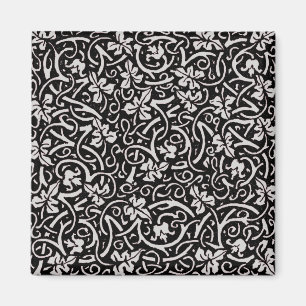 Aimant William Morris Motif de la feuille de vigne