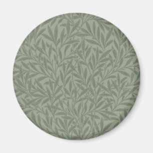 Aimant William Morris Motif Saule Antique Vert Sauge