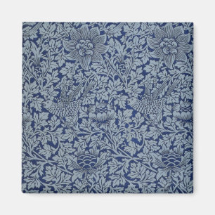 Aimant William Morris Motif Vintage Bird et Anemone