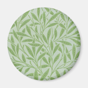 Aimant William Morris Saule Fleur Classique Vert