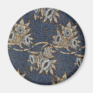 Aimant William Morris Tulip Willow Blue Motif