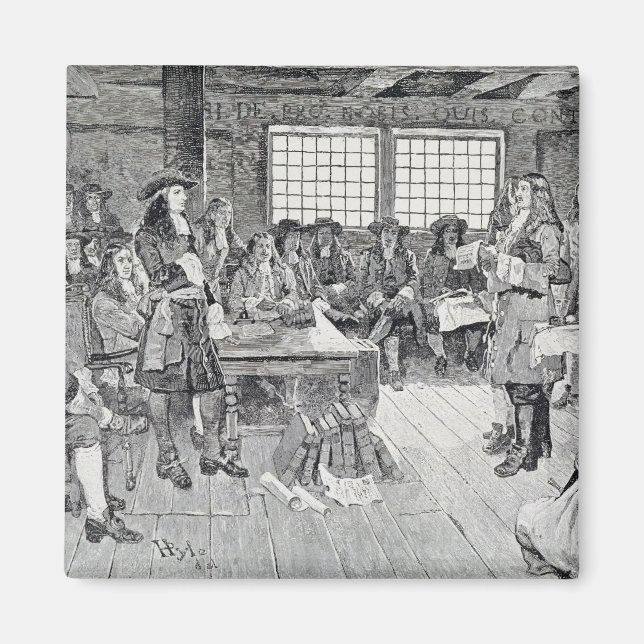 Aimant William Penn en conférence avec les colons (Devant)