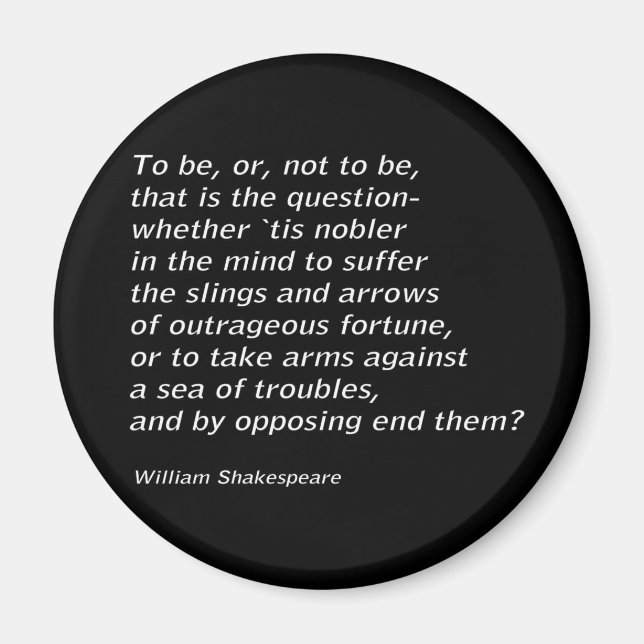 Aimant William Shakespeare`s "Hamlet" (Devant)