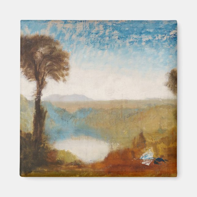 Aimant William Turner - Lac de Nemi (Devant)