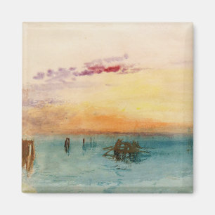 Aimant William Turner - Le lagon près de Venise au couche