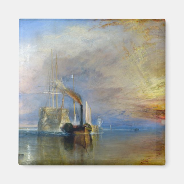 Aimant William Turner - Le Temeraire de combat (Devant)