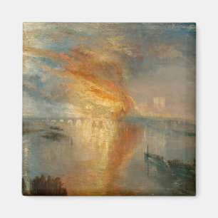 Aimant William Turner - L'incendie du Parlement