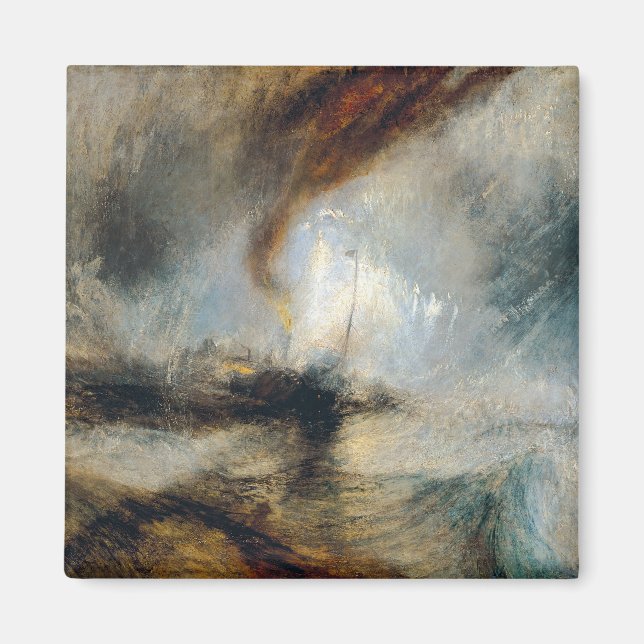 Aimant William Turner - Tempête de neige (Devant)