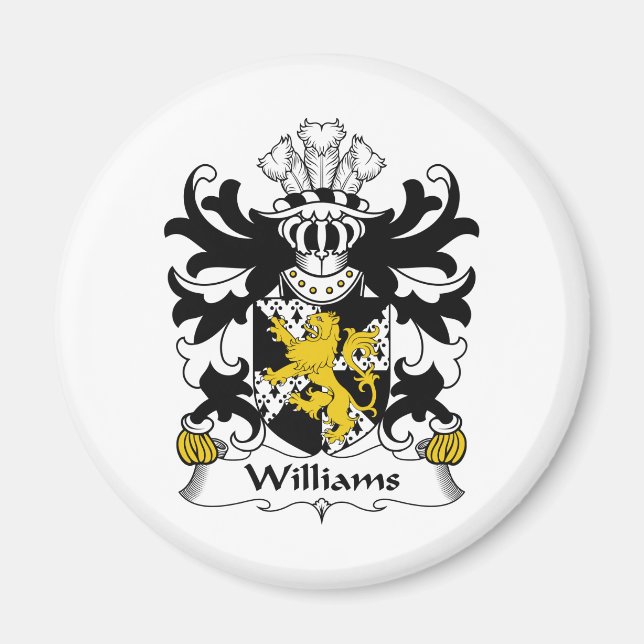 Aimant Williams Family Crest (Devant)