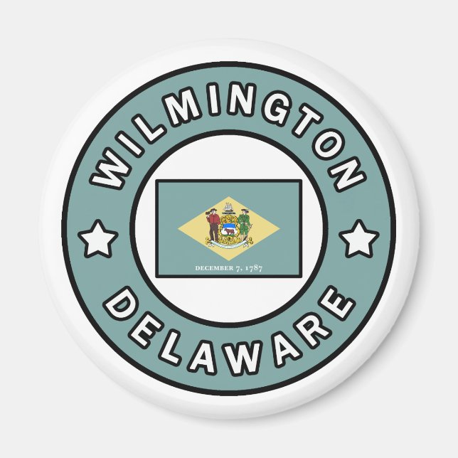 Aimant Wilmington Delaware (Devant)