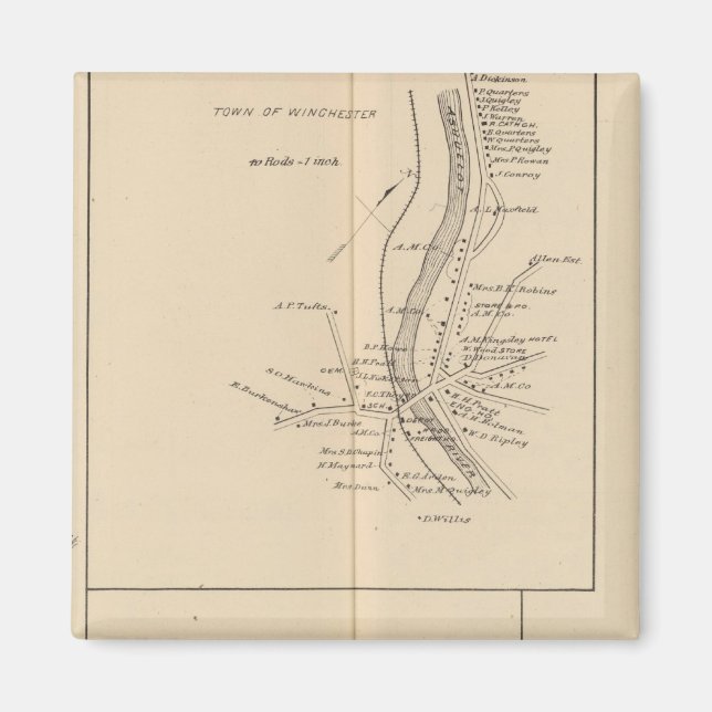 Aimant Winchester, Winchester PO (Devant)