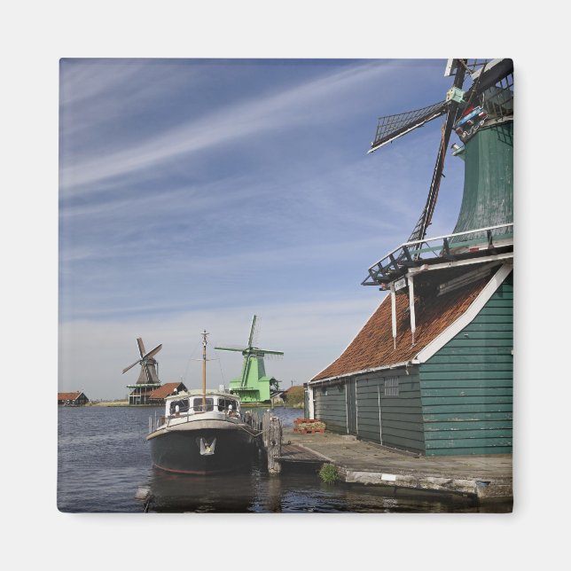Aimant Windmill, Zaanse Schans, Hollande, Pays-Bas (Devant)