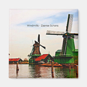 Aimant Windmills, Zaanse Schans, Hollande,