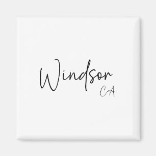 Aimant Windsor Californie Ca Rétro