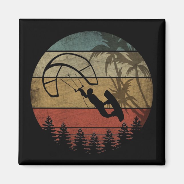 Aimant WINDSURFER vintage (Devant)