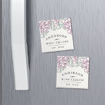 Aimant Wine Country | Personalized Home Wine Cellar<br><div class="desc">A unique and thoughtful gift for wine lovers,  this personalized wine themed magnet features an arbor of grapes and grape leaves in a rustic vintage etched style. Personalize with your family name,  "wine cellars" and year established.</div>