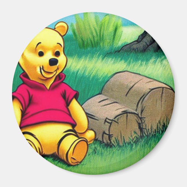 Aimant Winnie l'Ooh 5. (Devant)