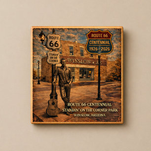 Aimant Winslow Arizona, coin de rue